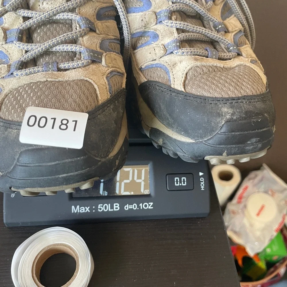 Merrell Womens Moab 2 Vent Aluminum Marlin‎ Hiking Shoes Size 10 Trail Sneakers